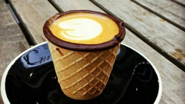 Instagram新潮流：能食用的咖啡杯